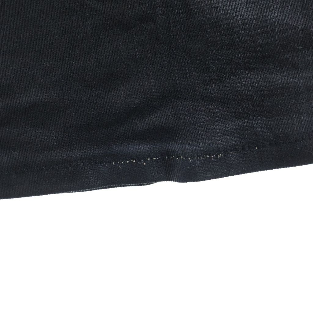 GUAPI (グアピ) OBSIDIAN BLACK TACTICAL STACKED WAX JEANS スリム