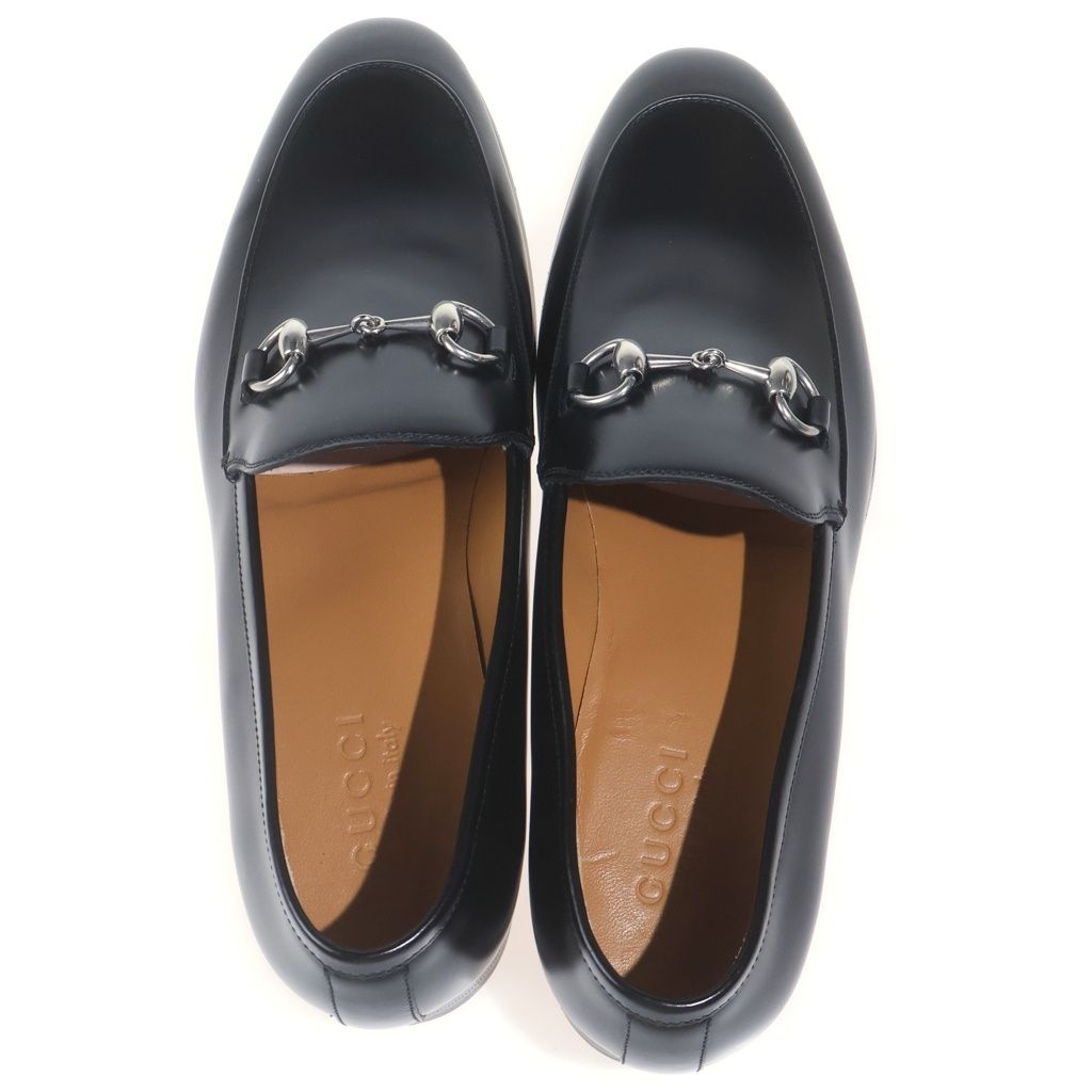GUCCI (グッチ) ホースビット レザーローファー ブラック #41 795116