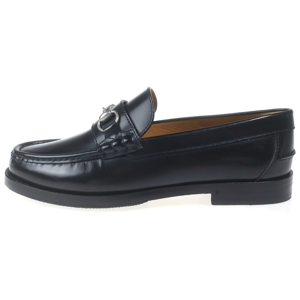 GUCCI (グッチ) ホースビット レザーローファー ブラック #8 1/2 776660