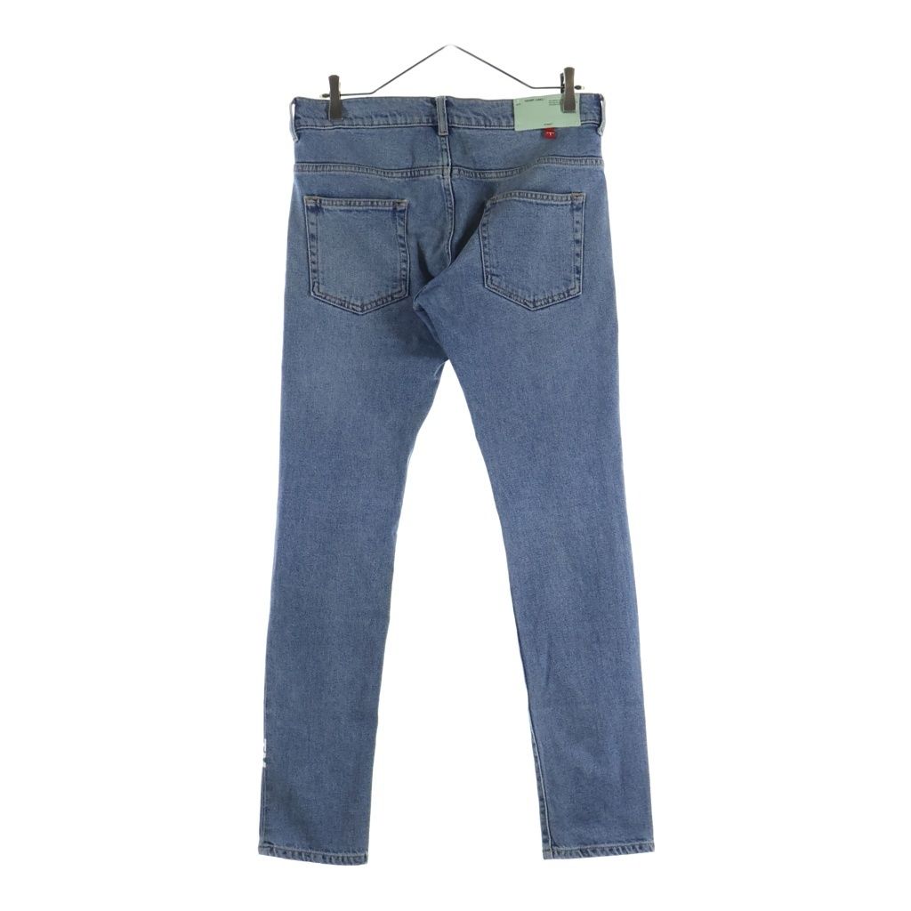 OFF-WHITE (オフホワイト) 18AW Logo Print Slim Fit Denim ロゴ