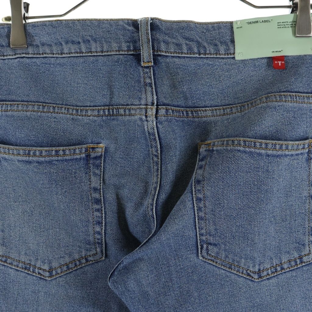 OFF-WHITE (オフホワイト) 18AW Logo Print Slim Fit Denim ロゴ
