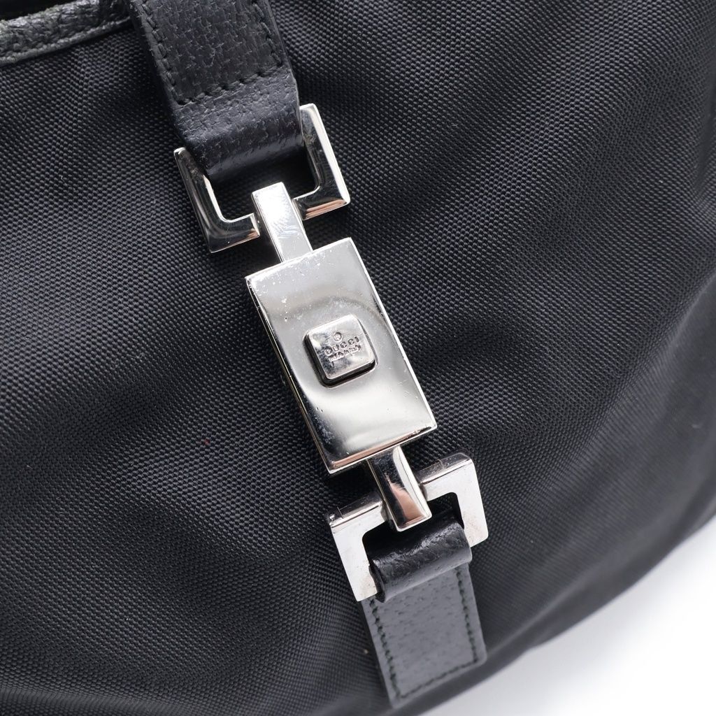GUCCI (グッチ) ジャッキー ワンショルダー ハンドバッグ ブラック