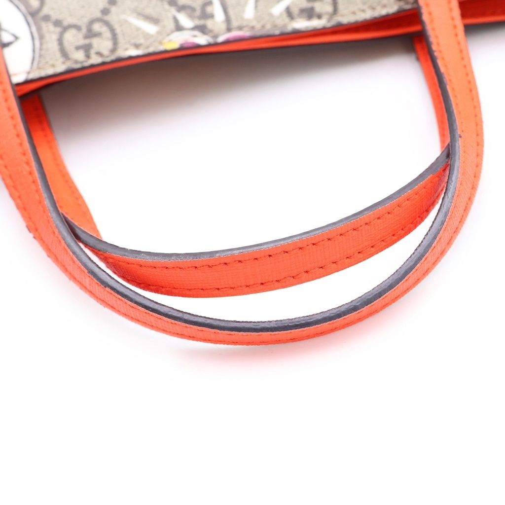 GUCCI (グッチ) チルドレンズ GGスプリーム アニマル PVC レザー