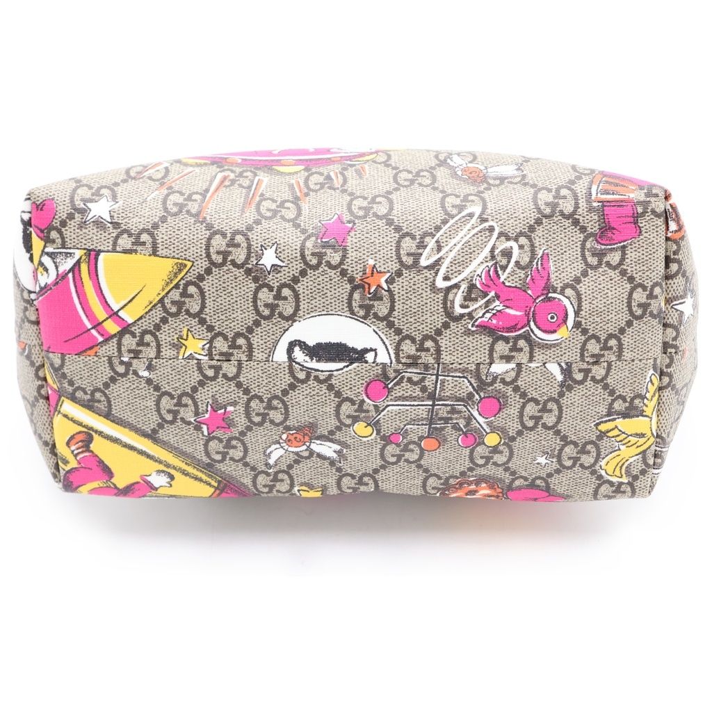 GUCCI (グッチ) チルドレンズ GGスプリーム アニマル PVC レザー