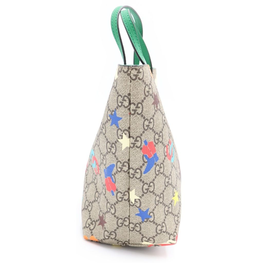 GUCCI (グッチ) チルドレンズ GGスプリーム PVC レザー ミニトート