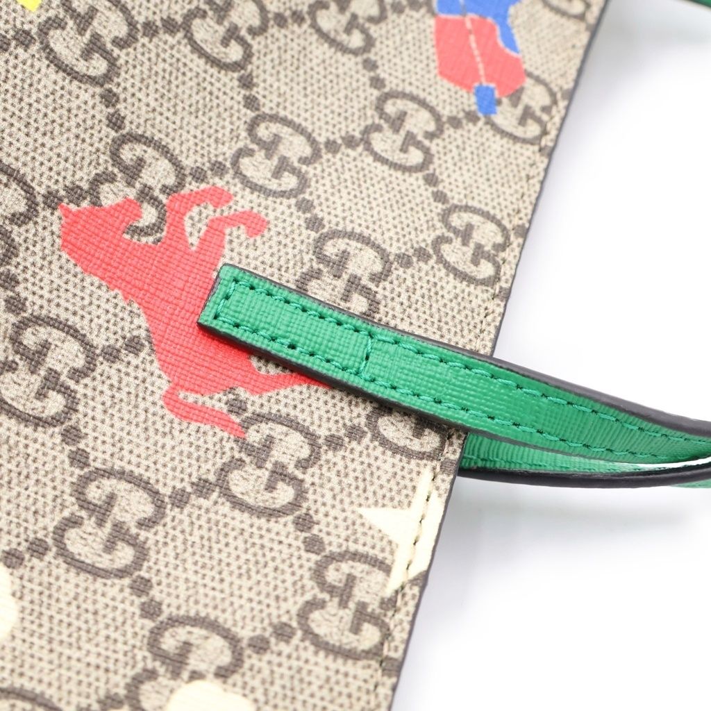 GUCCI (グッチ) チルドレンズ GGスプリーム PVC レザー ミニトート