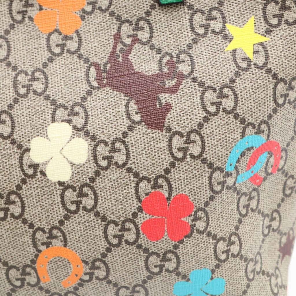 GUCCI (グッチ) チルドレンズ GGスプリーム PVC レザー ミニトート