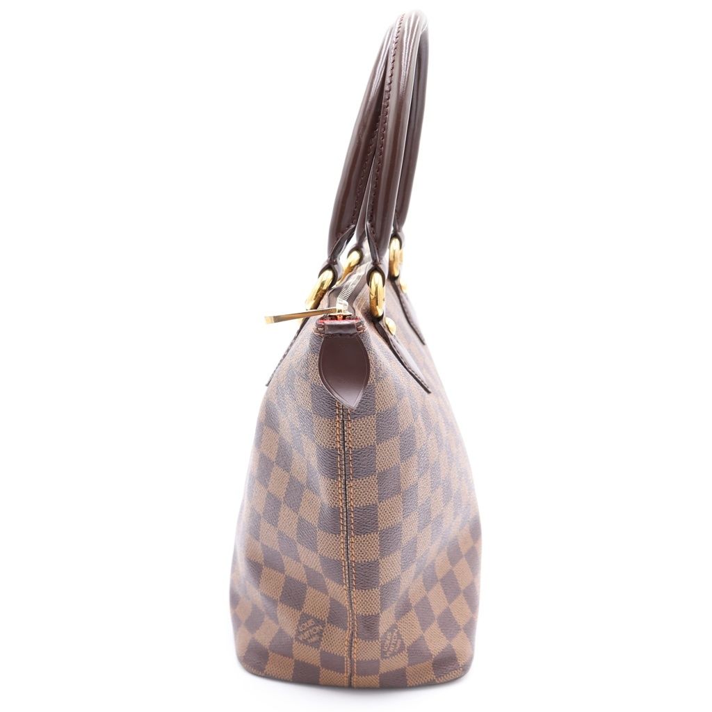 LOUIS VUITTON (ルイヴィトン) ダミエ サレヤPM ハンドバッグ ブラウン