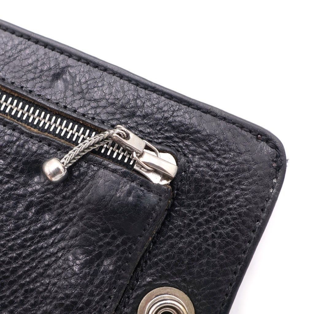 CHROME HEARTS (クロムハーツ) 1SNAP 1スナップ クロスボタンレザー