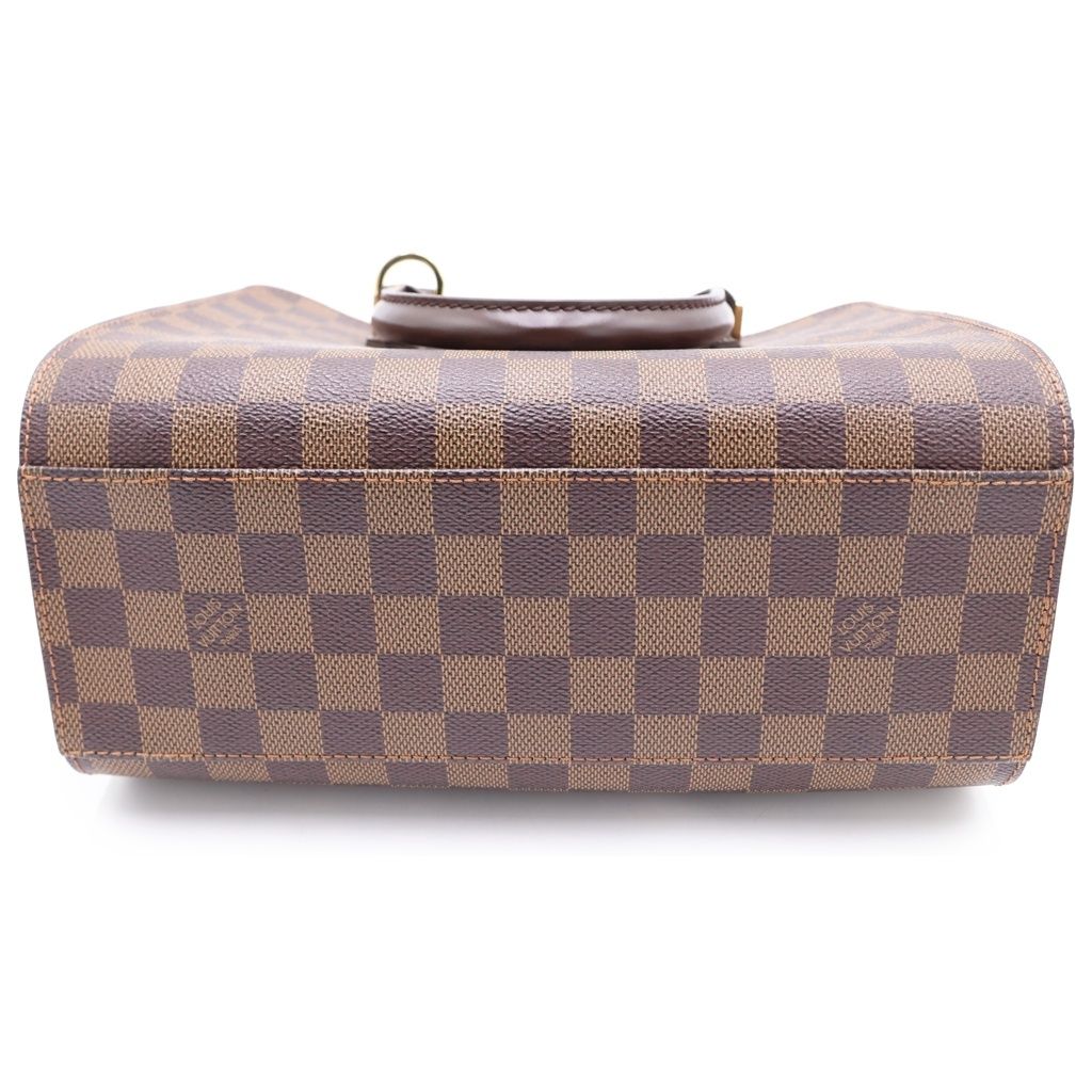 LOUIS VUITTON (ルイヴィトン) ダミエ トリアナ ハンドバッグ ブラウン