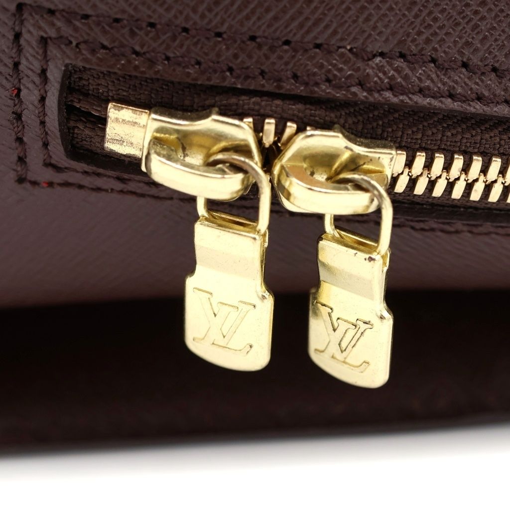 LOUIS VUITTON (ルイヴィトン) ダミエ トリアナ ハンドバッグ ブラウン
