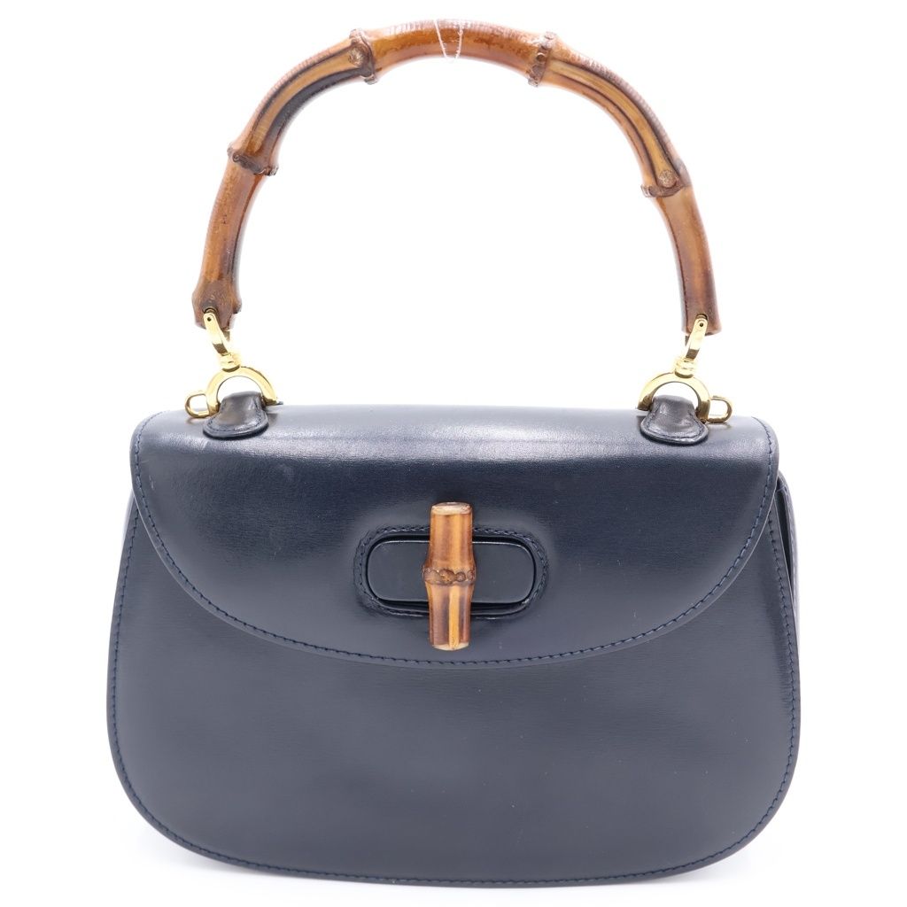 GUCCI (グッチ) バンブー ハンドバック 2wayバック スモール レザー
