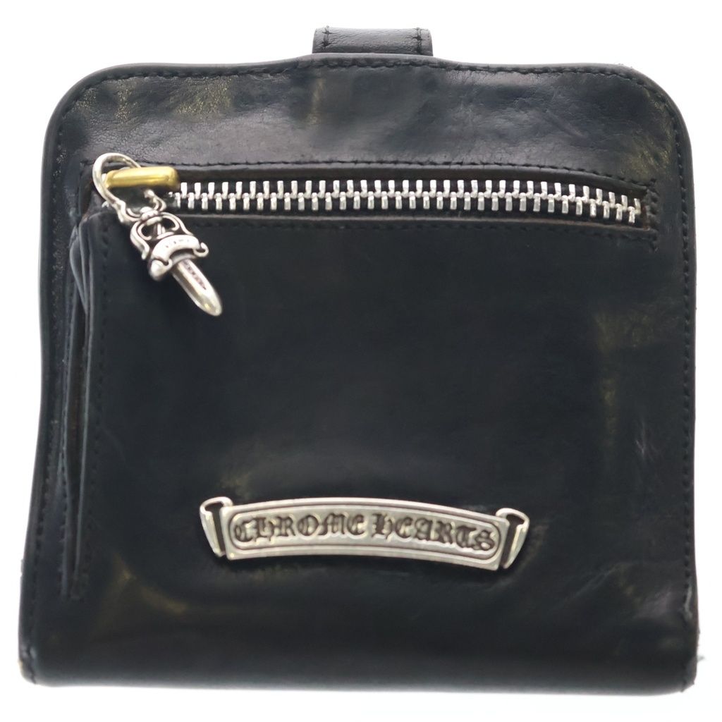 クロムハーツ　スクエアボタンビルウォレット美品‼︎ CHROME HEARTS (クロムハーツ) SQ BTN BILL スクエアボタンビル