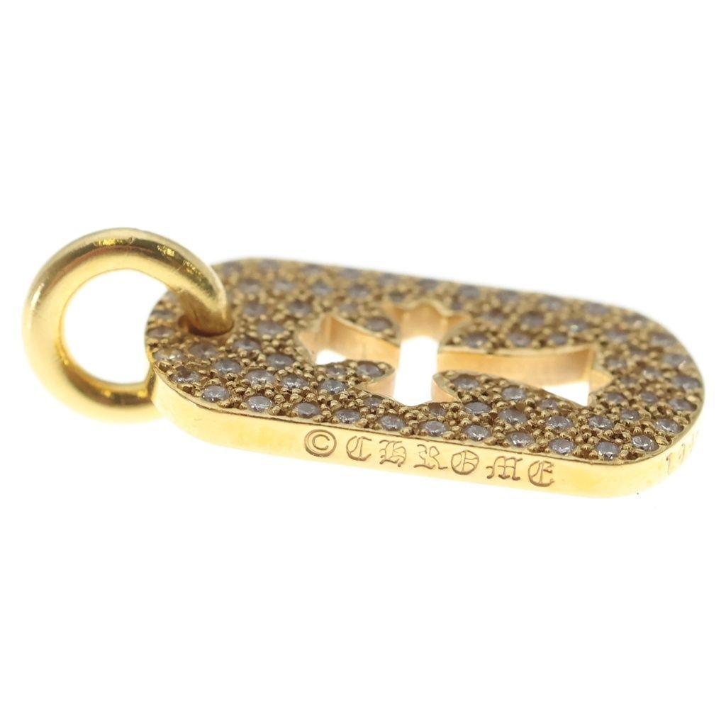 CHROME HEARTS (クロムハーツ) 22K SMALL DOGTAG P D スモール