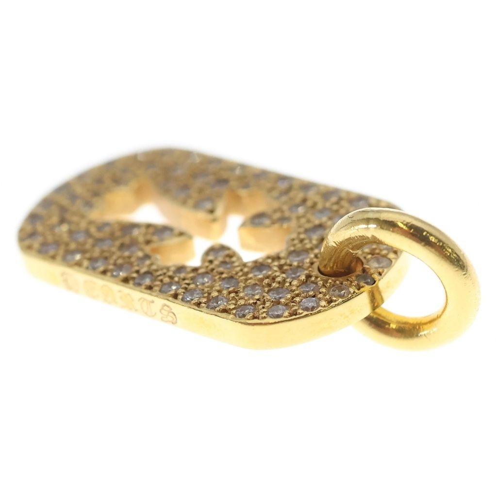CHROME HEARTS (クロムハーツ) 22K SMALL DOGTAG P D スモール