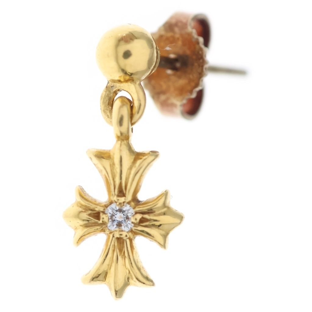 CHROME HEARTS (クロムハーツ) 22K TNY E CH PLS 1DIA タイニーE CH