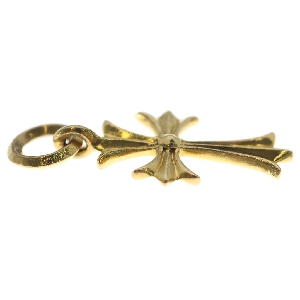 CHROME HEARTS クロムハーツ 22K TINY CH CROSS タイニーCHクロス ペンダントトップ ゴールド BCA051 CHROME HEARTS (クロムハーツ) 22K TINY CH CROSS タイニーCHクロス