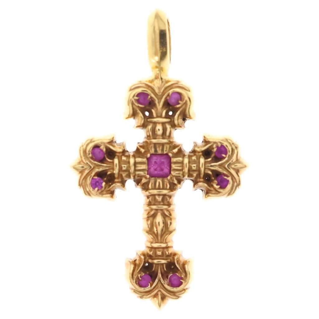 CHROME HEARTS (クロムハーツ) 22K CHARM FILIGREE TINY P SAP