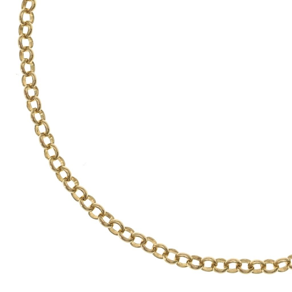 CHROME HEARTS (クロムハーツ) 22K NECKCHAIN R20 ロールチェーンネックレス 20inch ゴールド BCA011