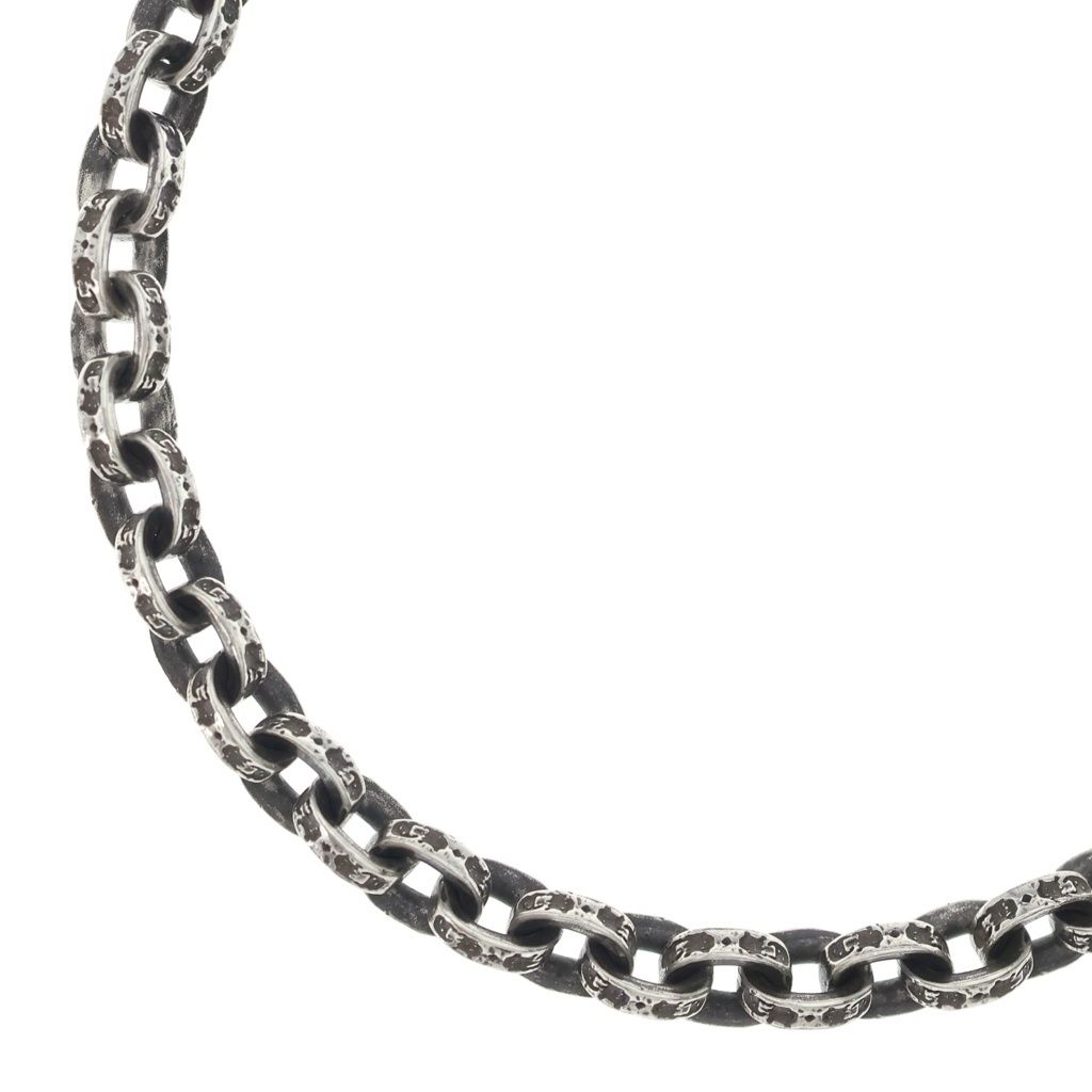 CHROME HEARTS (クロムハーツ) PAPER CHAIN 24 ペーパーチェーンネックレス 24inch シルバー BCA088 192,500円