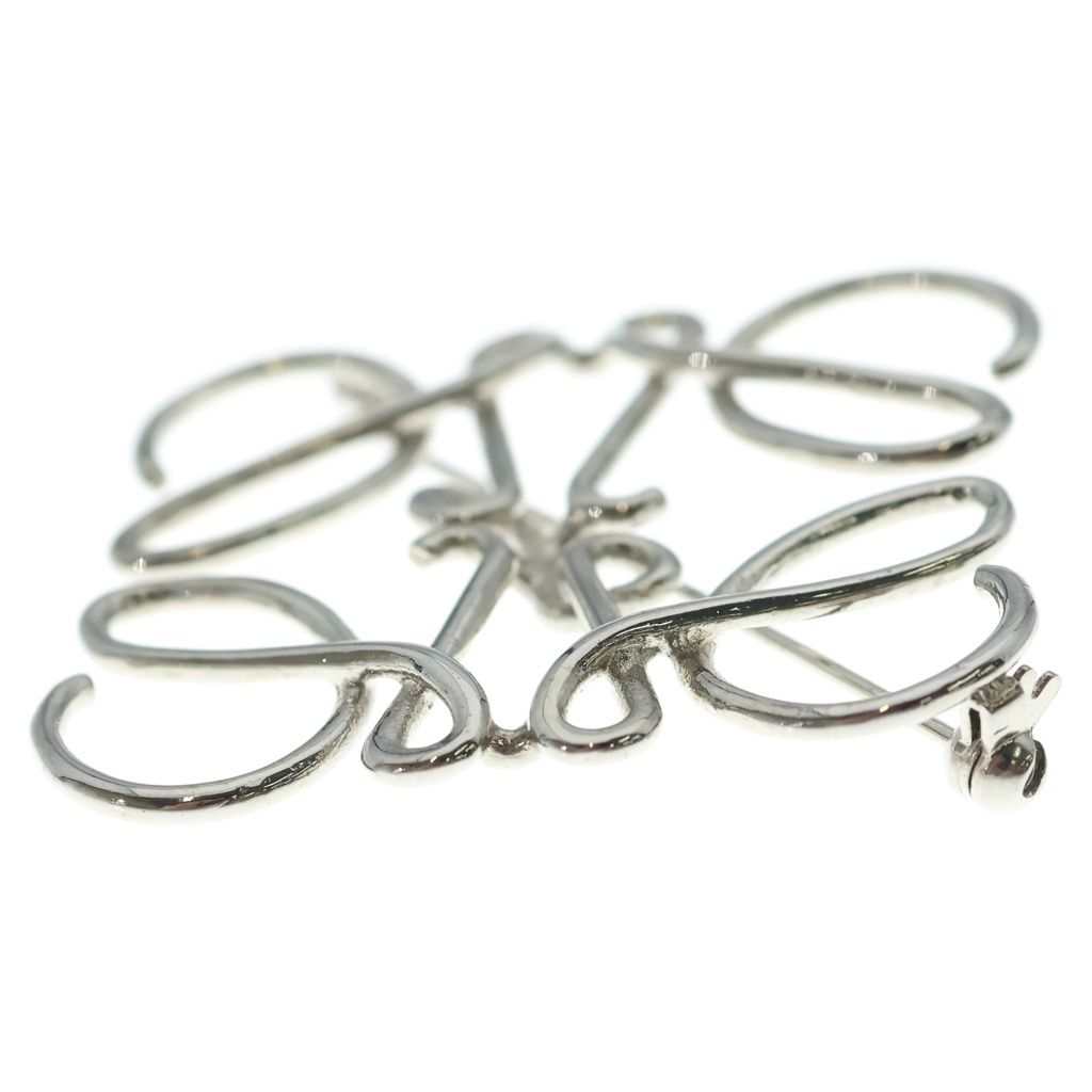 LOEWE (ロエベ) Anagram Brooch アナグラム ブローチ シルバー - メルカリ