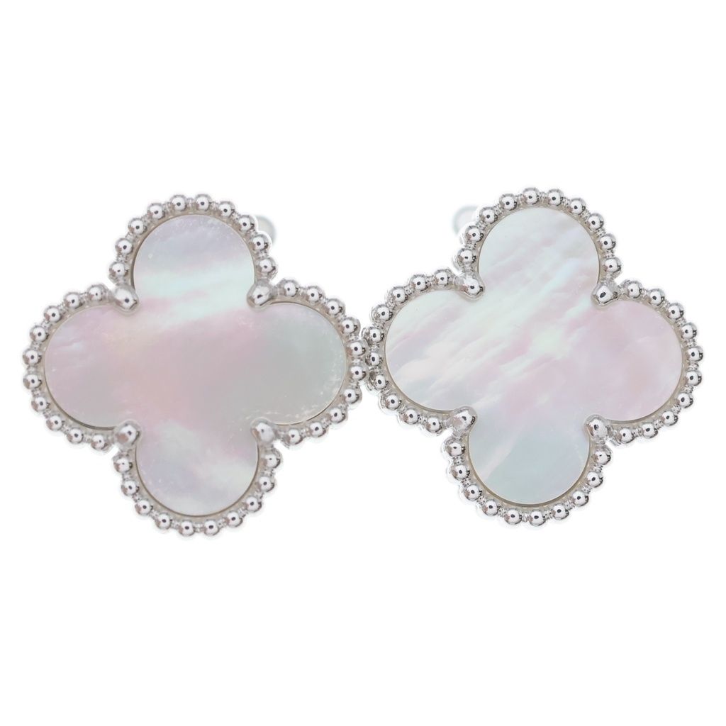 ヴィンテージアルハンブラ ピアス マザーオブパール Van Cleef & Arpels (ヴァンクリーフアンドアーペル) ヴィンテージ