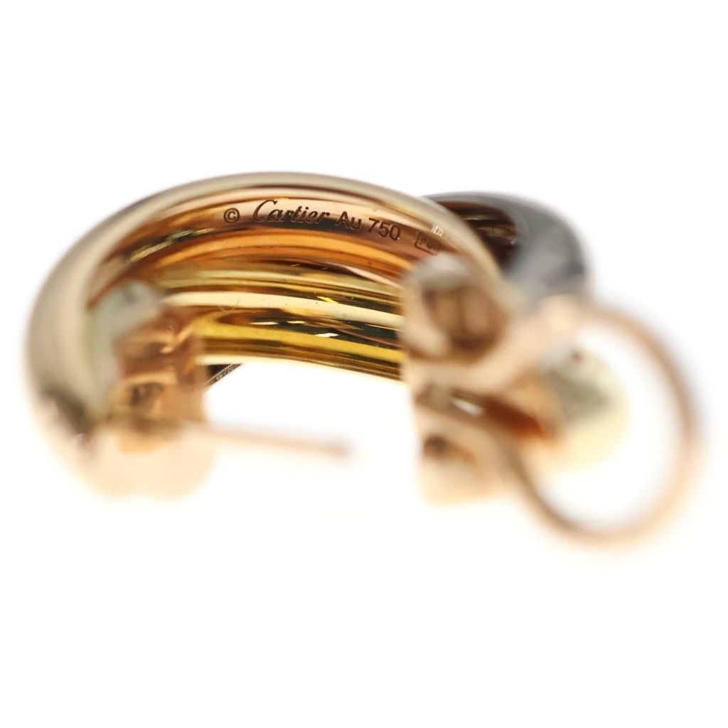Cartier (カルティエ) トリニティ クラシック ピアス イエローゴールド