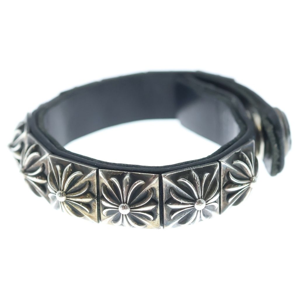 クロムハーツ　ピラミッドスタッズ　ブレスレット CHROME HEARTS (クロムハーツ) ZERO STUD SNGL ROW ゼロ ピラミッド