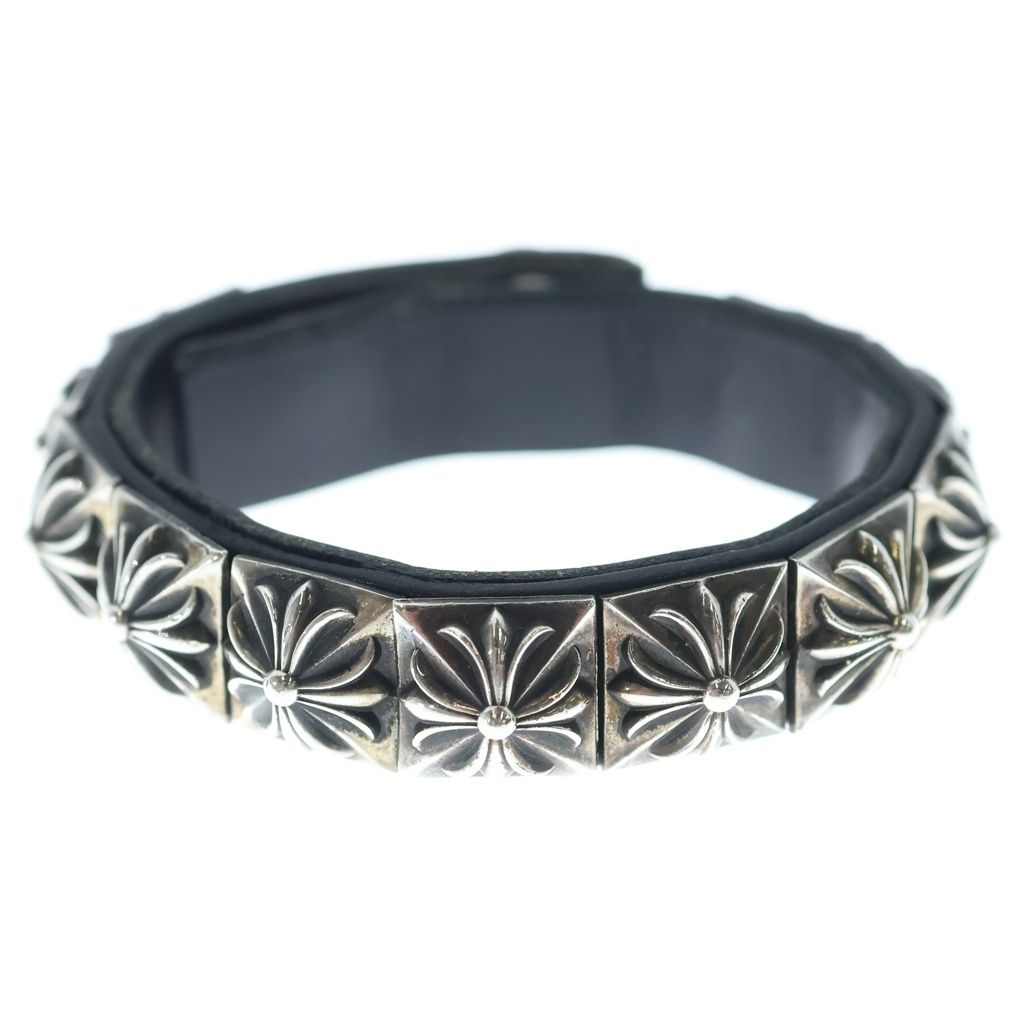 クロムハーツ　ピラミッドスタッズ　ブレスレット CHROME HEARTS (クロムハーツ) ZERO STUD SNGL ROW ゼロ ピラミッド