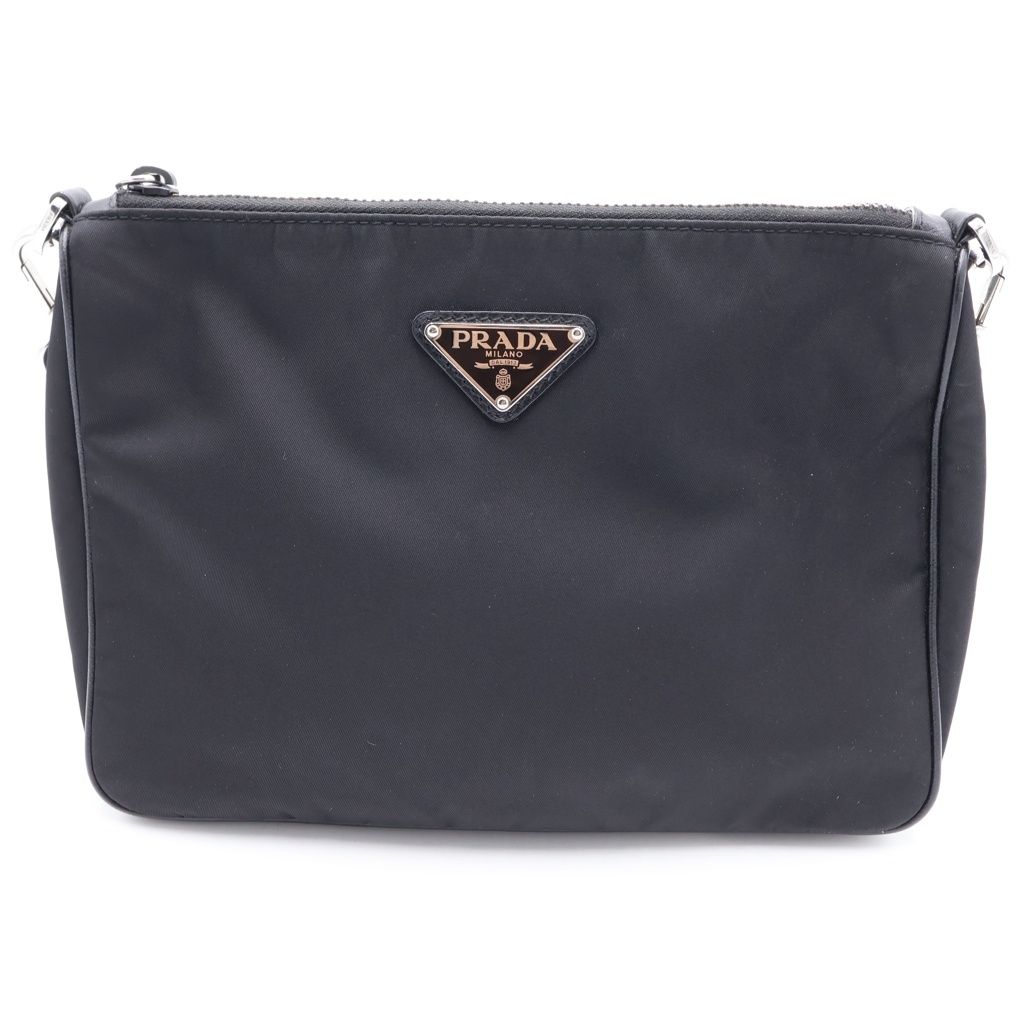 prada ポーチ付きショルダーバッグ 送料関税込 PRADA ポーチ付