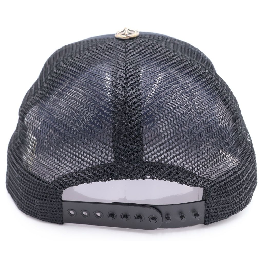 CHROME HEARTS クロムハーツ CH TRUCKER MESH CAP CHトラッカーメッシュキャップ ブラック CHROME HEARTS (クロムハーツ) TRUCKER CAP CHパッチ メッシュ