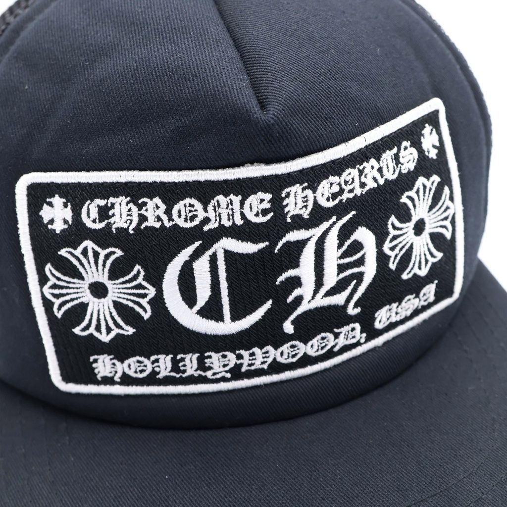 CHROME HEARTS (クロムハーツ) TRUCKER CAP CHパッチ メッシュ