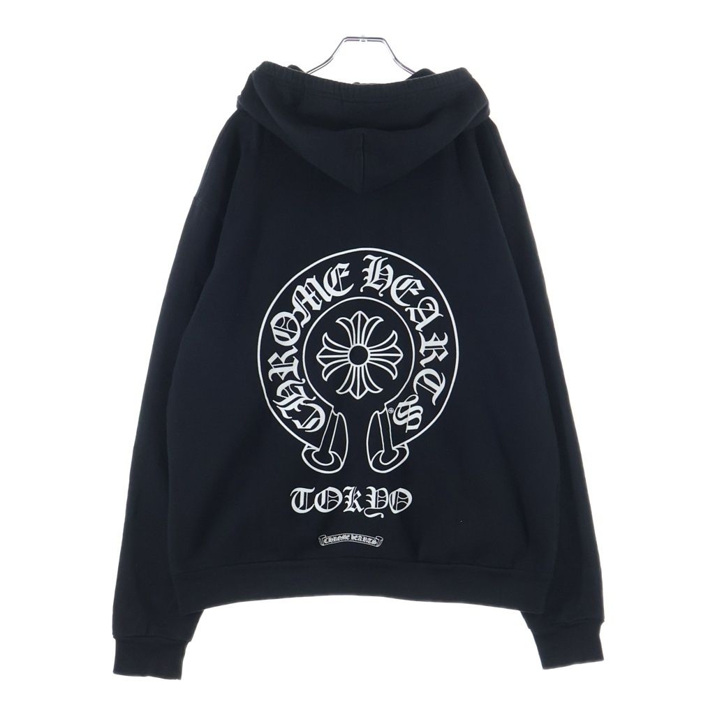 CHROME HEARTS (クロムハーツ) SWTSHRT HD ZIP 東京限定バックホース