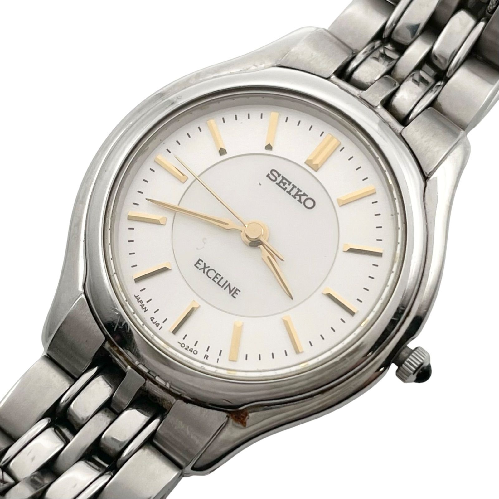 稼働/新品電池 SEIKO セイコー EXCELINE エクセリーヌ 腕時計