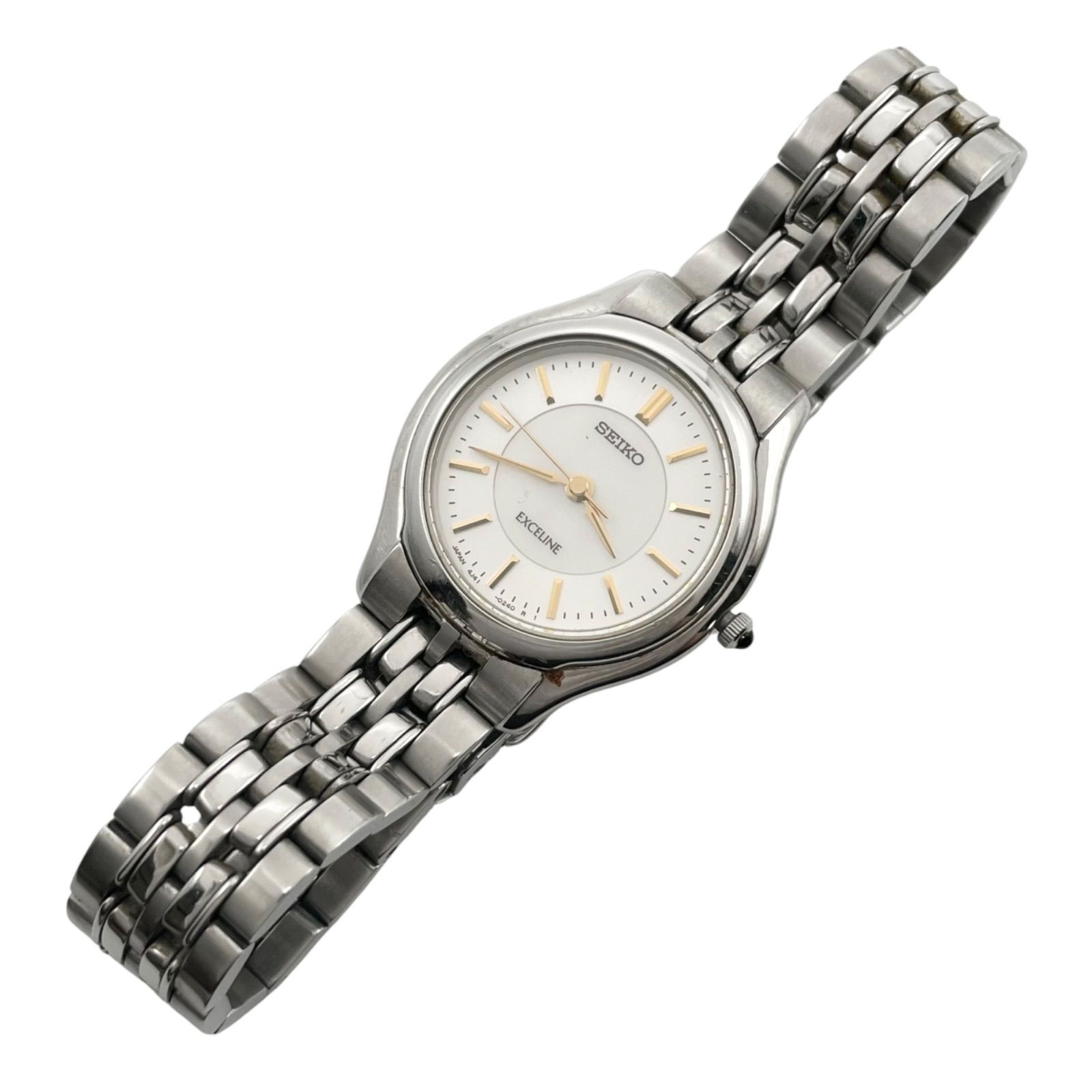 稼働/新品電池 SEIKO セイコー EXCELINE エクセリーヌ 腕時計