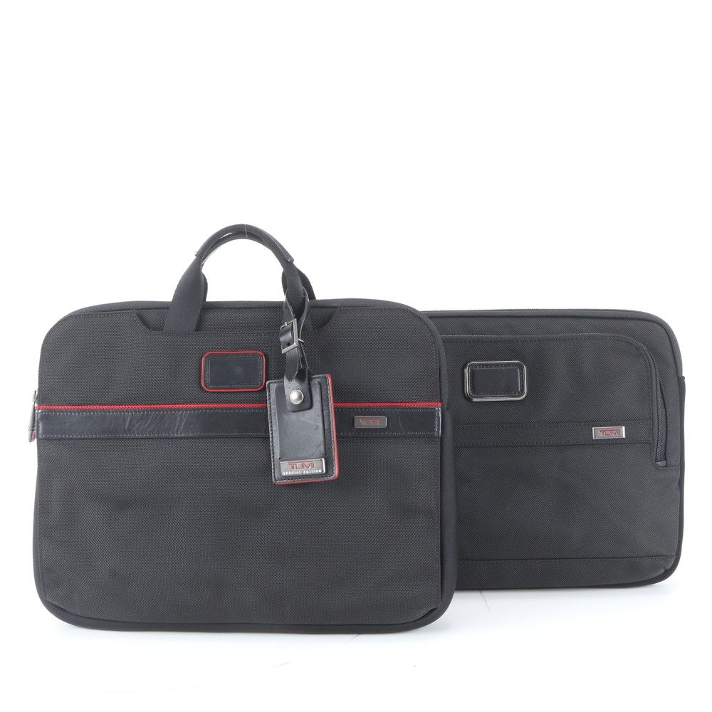 極美品 まとめ 2点 セット TUMI トゥミ トレーサータグ付 PC ケース 26806DRH ビジネス バッグ セカンド A4 メンズ MTM EK16-8【中古】