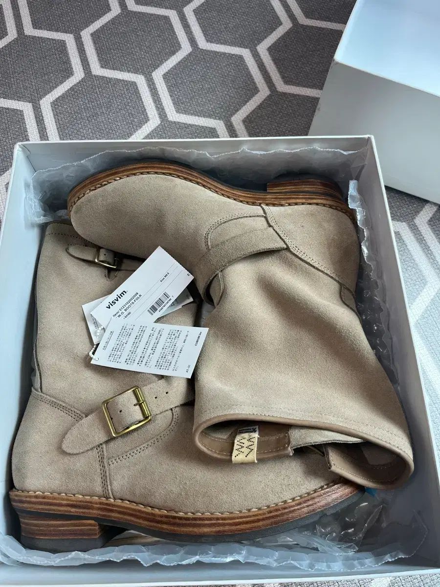 VISVIM ビズビム トゥブーツ 8 5 サンドカラー