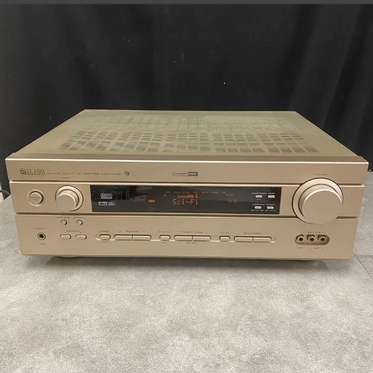 0)あ20【通電確認済】YAMAHA NATURAL SOUND AV AMPLIFIER DSP-AX440