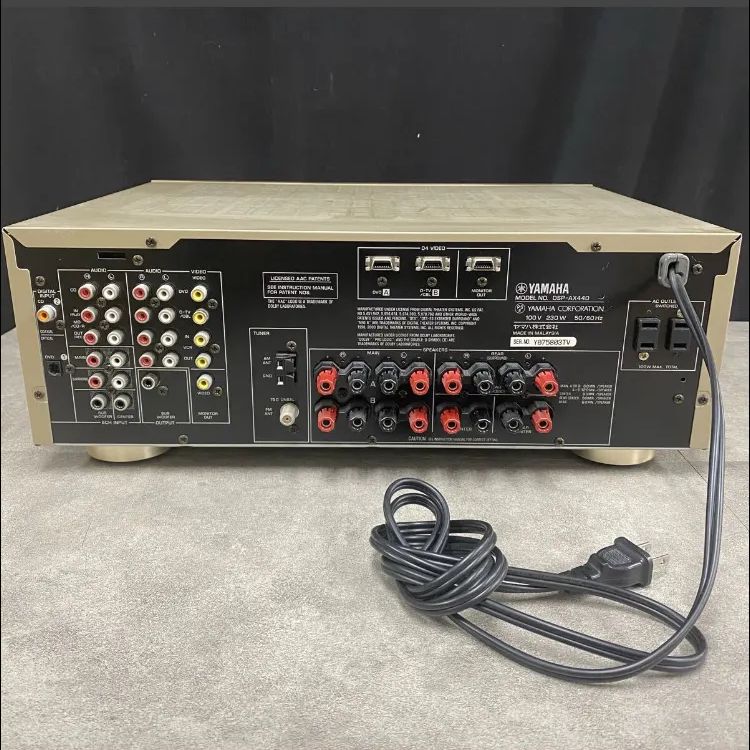 0)あ20【通電確認済】YAMAHA NATURAL SOUND AV AMPLIFIER DSP-AX440