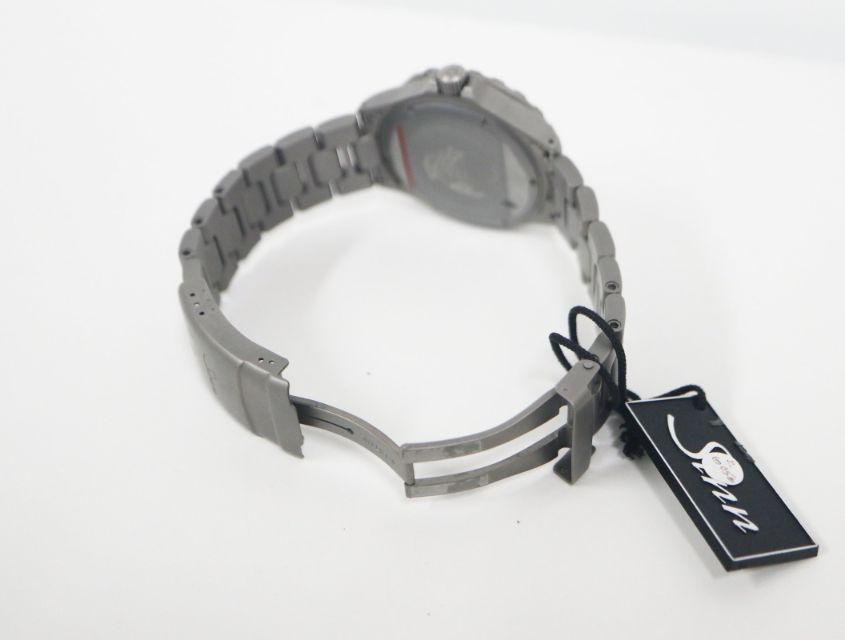 ジン Sinn 857.EZM-7M ステンレス テギメント加工 ブラック 43.0mm
