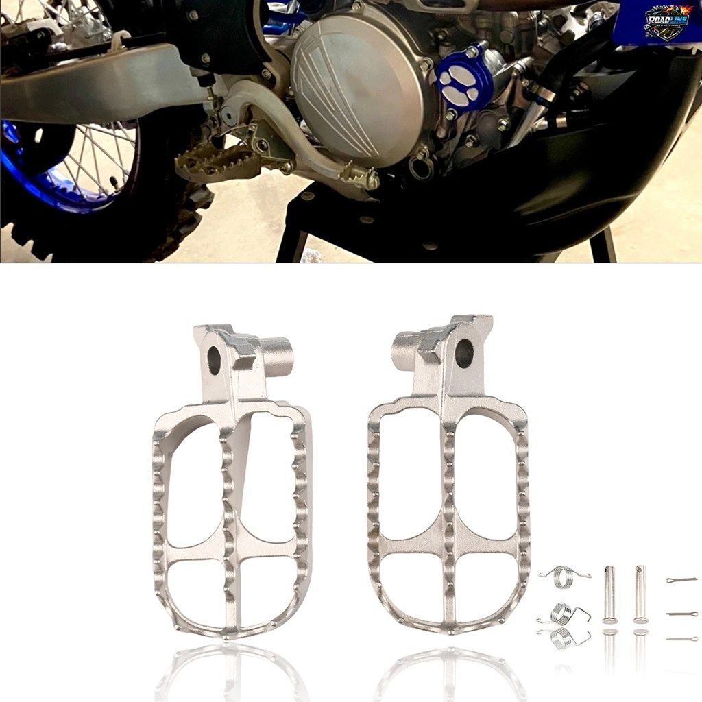 ヤマハ YZ 65 85 125 250 250F 450F 125X 250X 250FX 450FX WR250F WR450F 用モーターサイクルフットペグレストフットレストペダル