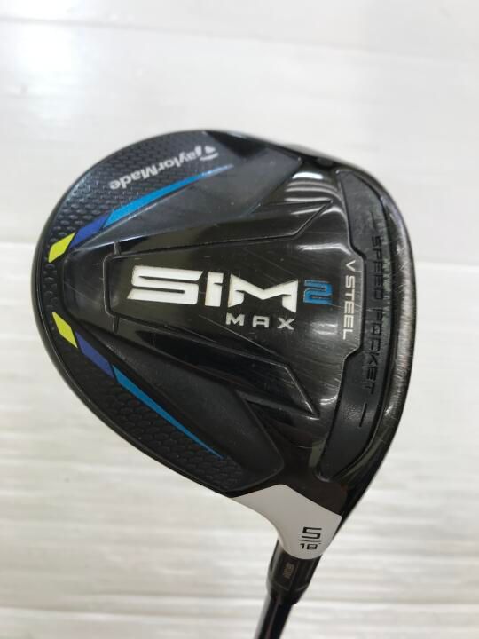 テーラーメイド　SIM2 MAX　18度　TENSEI BLUE TM50(SIM2)　Sフレックス　フェアウェイウッド　中古【最短即日発送】