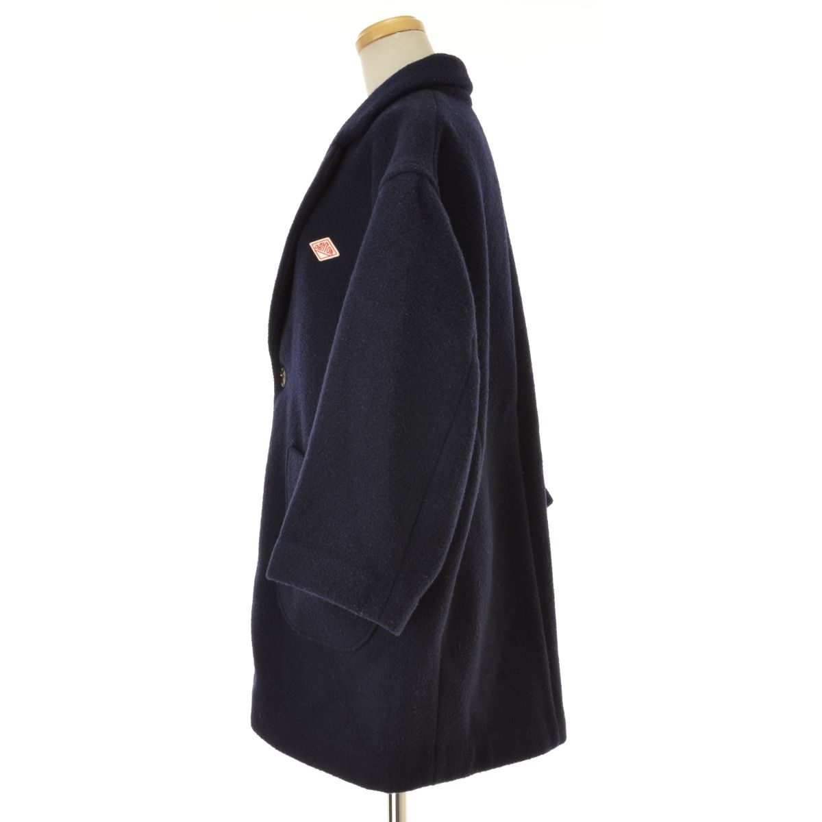 DANTON】JD-8902 WOM WOOL MOSSER ウールモッサ チェスターコート