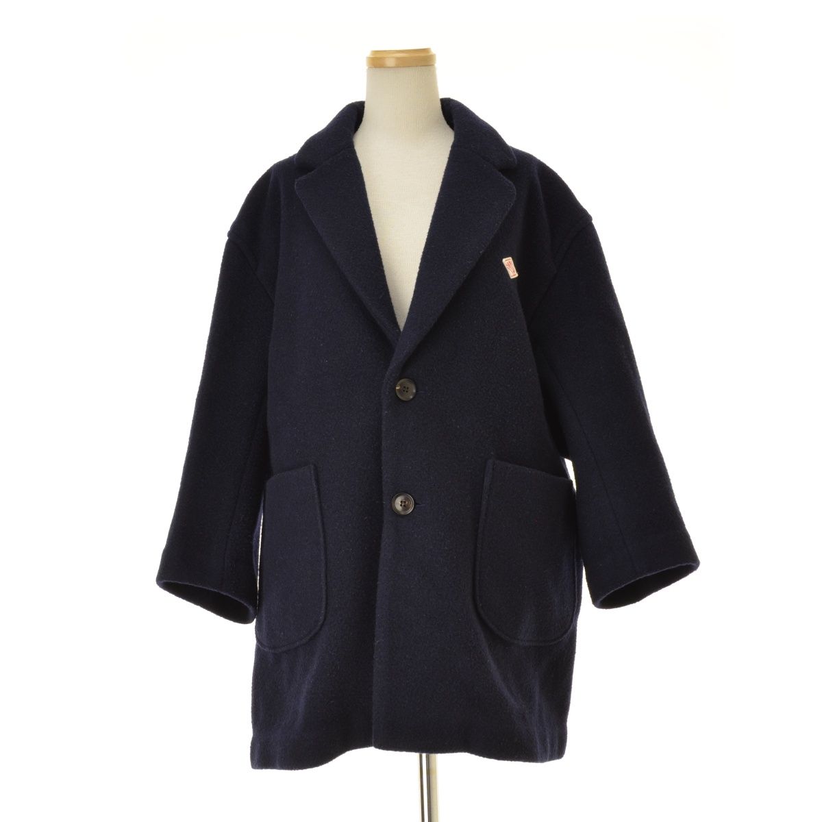 DANTON】JD-8902 WOM WOOL MOSSER ウールモッサ チェスターコート