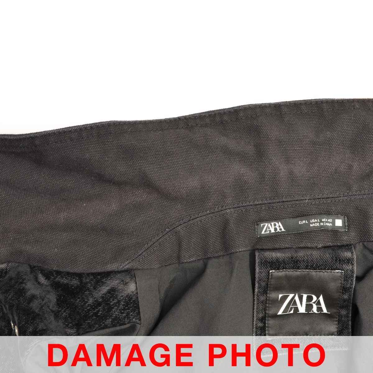 ZARA】8491/407/800 ベルベット フック ファイヤーマン カバーオール