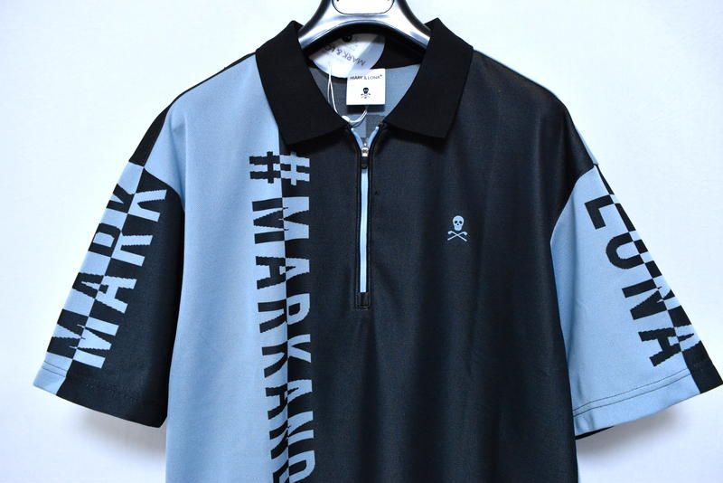 定価4万3200円】新品 MARK & LONA Sign Polo【46】【48】SAX MLM-3C