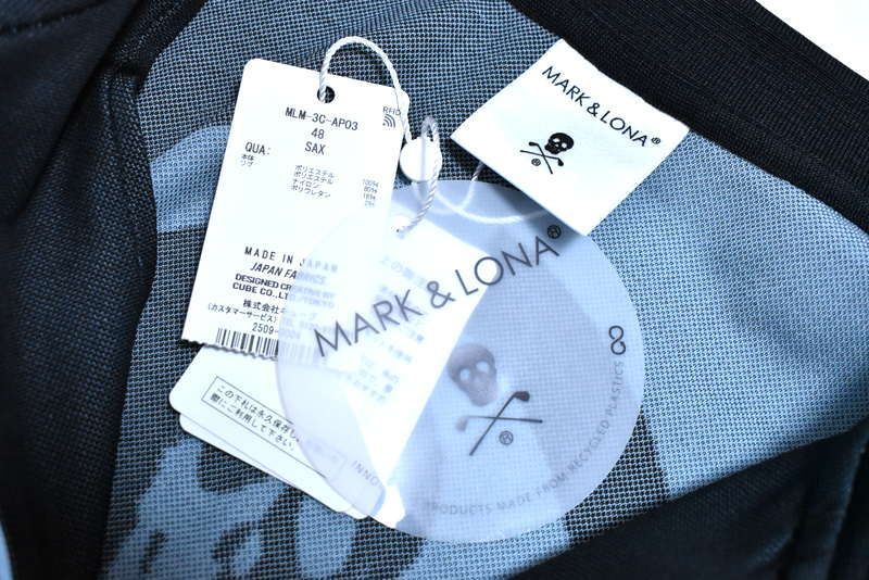 定価4万3200円】新品 MARK & LONA Sign Polo【46】【48】SAX MLM-3C