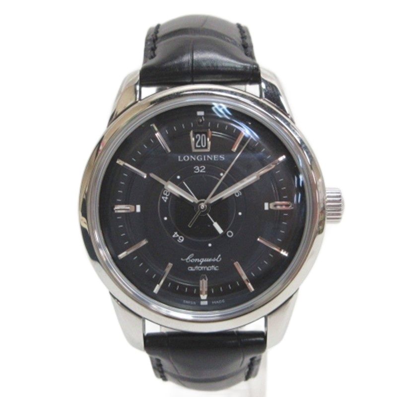 ロンジン LONGINES コンクエスト ヘリテージ 自動巻き 腕時計 L16484522