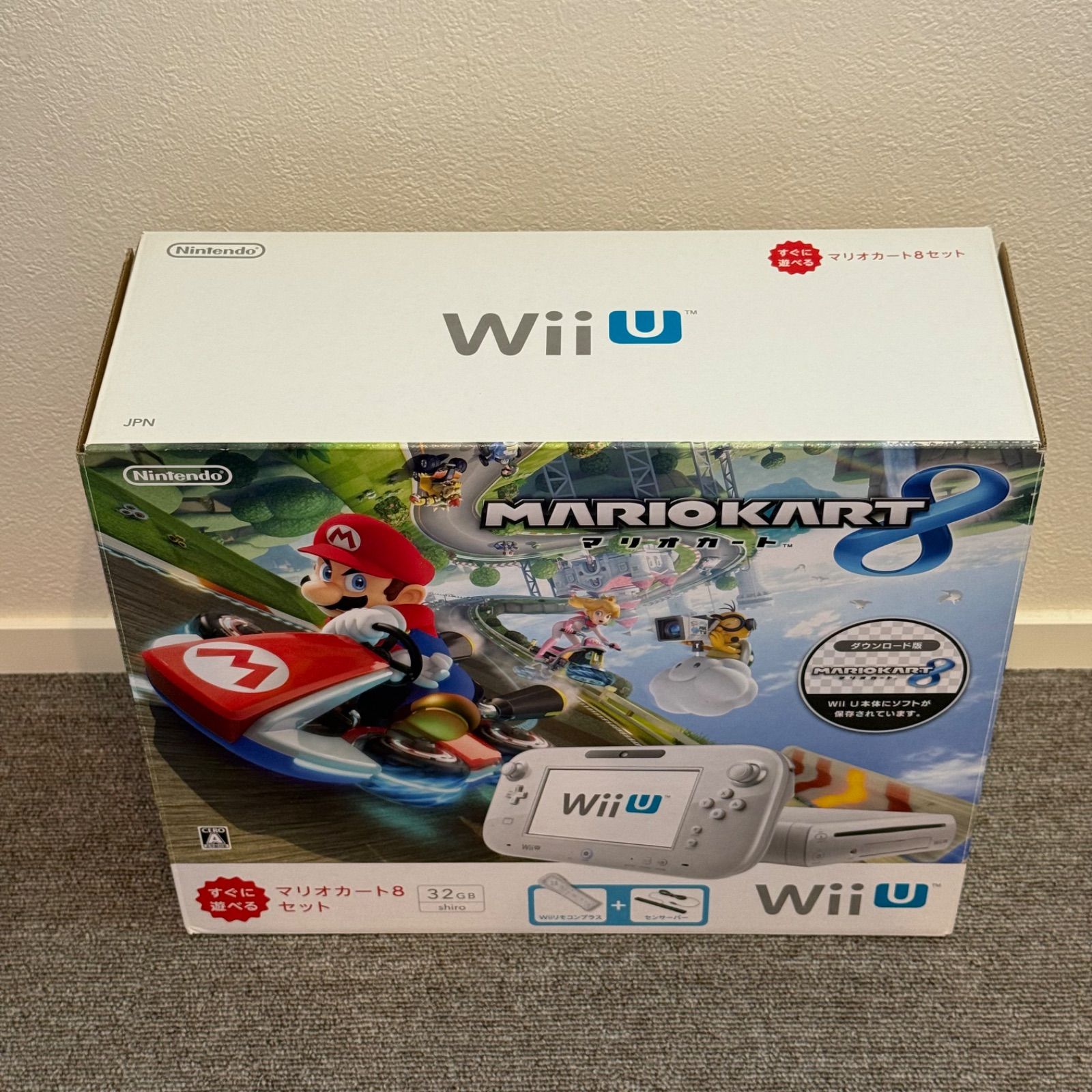 7-175【液晶美品】WiiU 本体 マリオカート8セット 32GB 箱付き - メルカリ