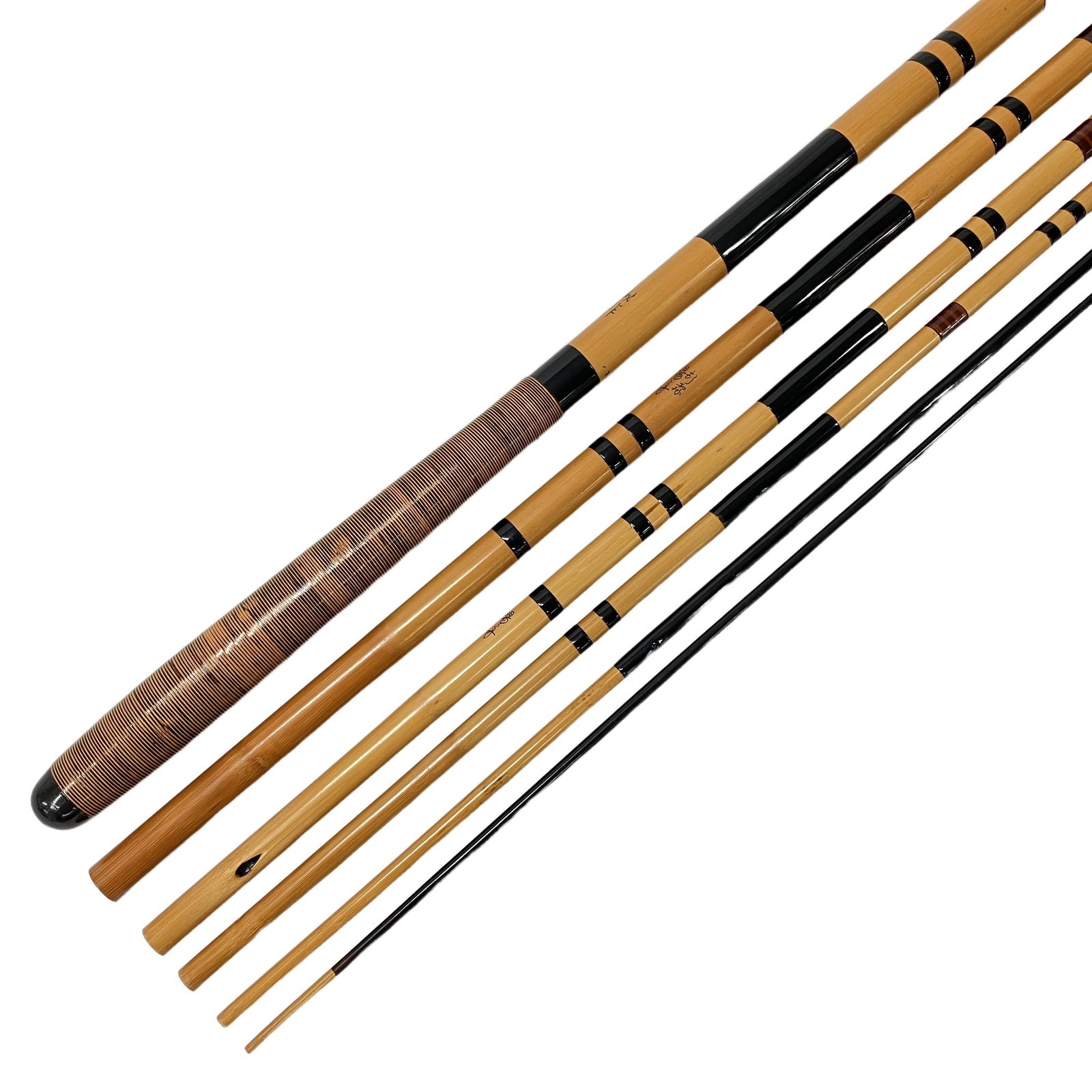 陽舟 秘作 朝霧 藤握 18尺5寸 6継 紀州和竿 ヘラ竿 中古 W11455884